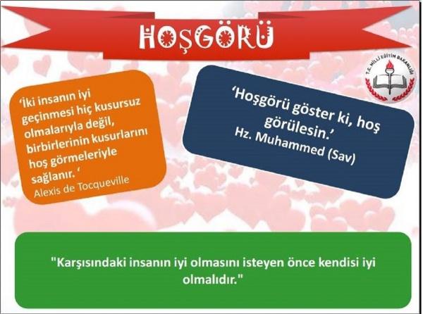 Hoşgörü Değerler Eğitimi